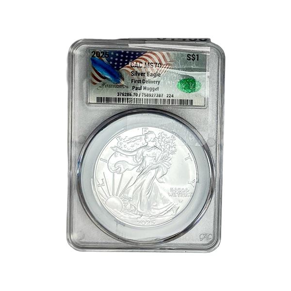 2025 Silver Eagle CAC MS70
