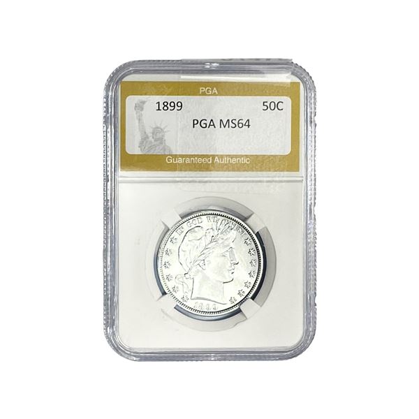 1899 Barber Half Dollar PGA MS64