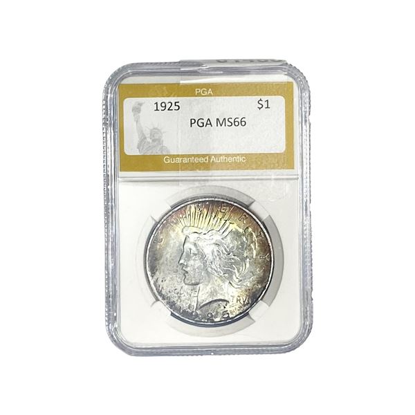 1925 Silver Peace Dollar PGA MS66