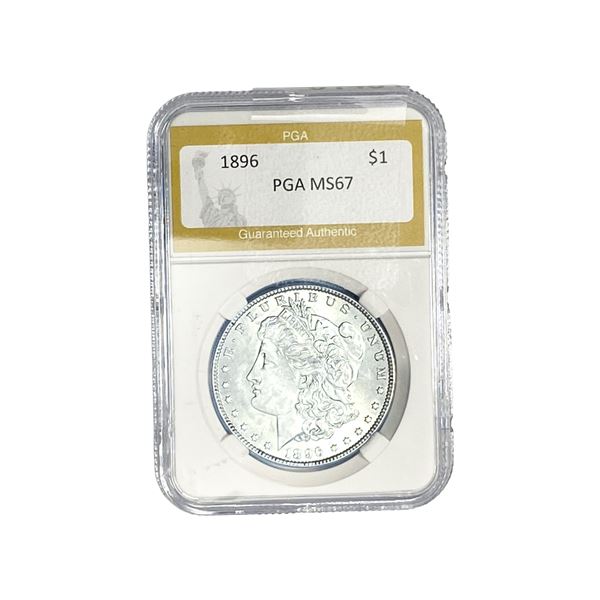 1896 Morgan Silver Dollar PGA MS67