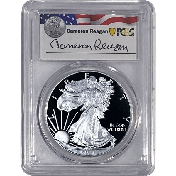 2021-W Silver Eagle PCGS PR70 DCAM Reagan Legacy