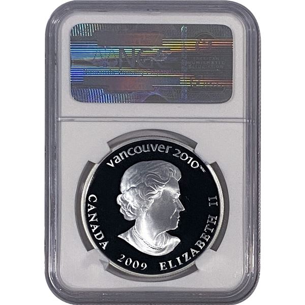 2009 Canada .826OZ SIlver $25-Olympics NGC PF69 UC