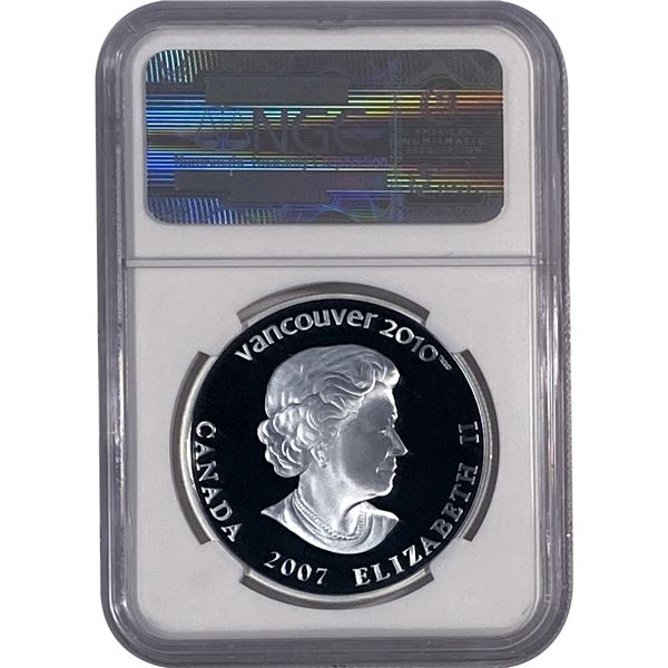 2007 Canada .826OZ SIlver $25-Olympics NGC PF69 UC