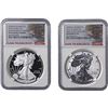 Image 1 : [2 Coins]2012-2013 Silver Eagle NGC PF69