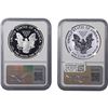 Image 2 : [2 Coins]2012-2013 Silver Eagle NGC PF69
