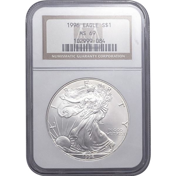 1996 Silver Eagle NGC MS69