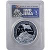 Image 2 : 2020-P Tuvalu 2OZ SIlver $2 Iwo Jima 75th Anniv.  PR70 DCAM