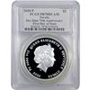 Image 1 : 2020-P Tuvalu 2OZ SIlver $2 Iwo Jima 75th Anniv.  PR70 DCAM
