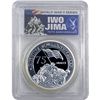 Image 2 : 2020-P Tuvalu 2OZ SIlver $2 Iwo Jima 75th Anniv.  PR70 DCAM