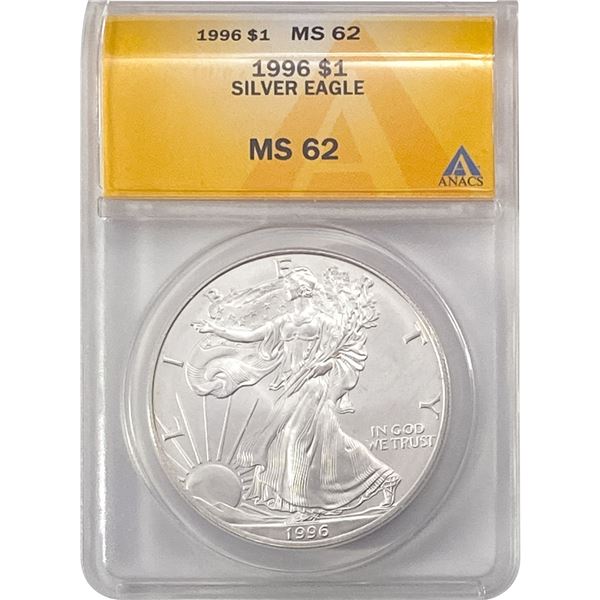 1996 Silver Eagle ANACS MS62