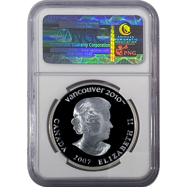 2007 Canada .825G Silver $25 Olympics NGC PF69 UC