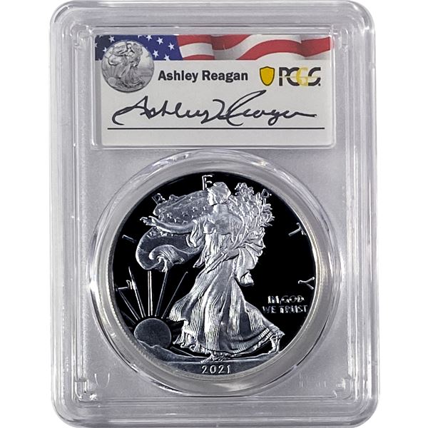 2021-W Silver Eagle PCGS PR70 TY 1 DCAM