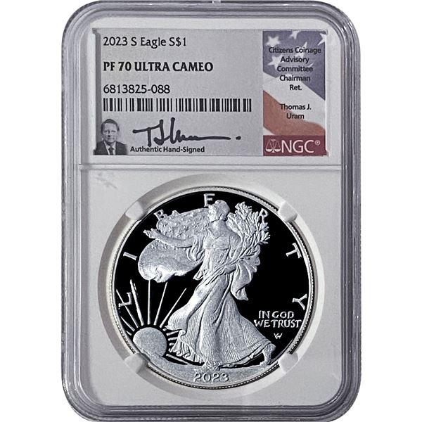 2023-S Silver Eagle NGC PF70 Ultra Cameo