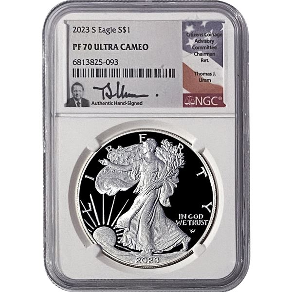 2023-S Silver Eagle NGC PF70 Ultra Cameo