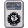 Image 2 : 2023LEV Armenia 1OZ Silver 500 Dram Noah's Ark NGC MS69