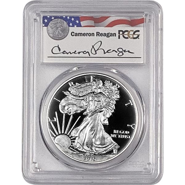 2015-W Silver Eagle PCGS PR69 DCAM Reagan Legacy
