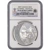Image 2 : 2007 Canada .826OZ Silver $25-Olympics PCGS PR69 UC