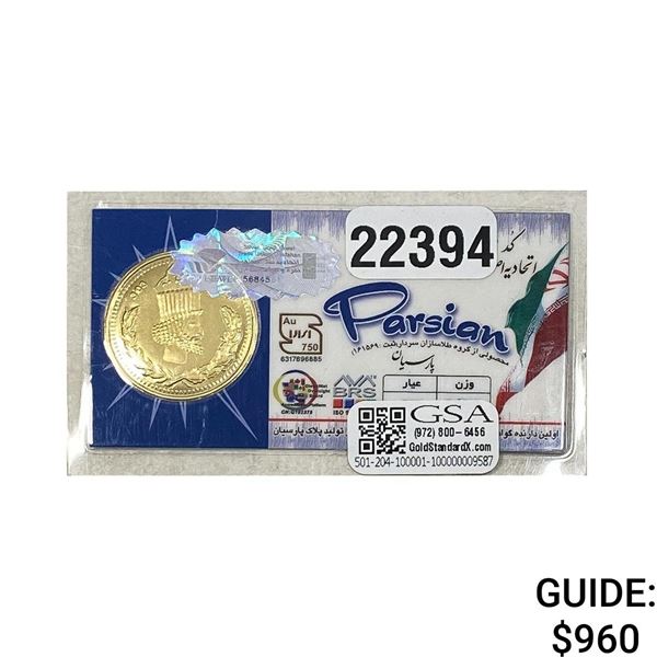 1 Gram Gold Parsian