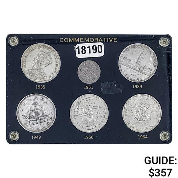 1935-1964 [6] Canadian Commen. [1] 5C & {5] $1