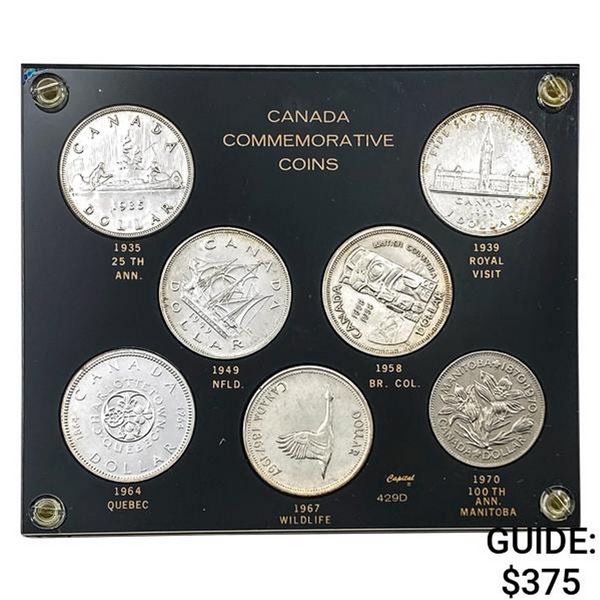 1935-1970 [6] Canadian Commen. Coins $1
