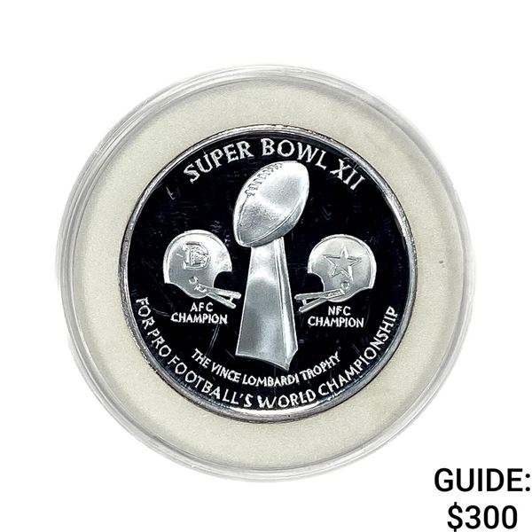 1978 Super Bowl XII Proof 1978 Cowboys