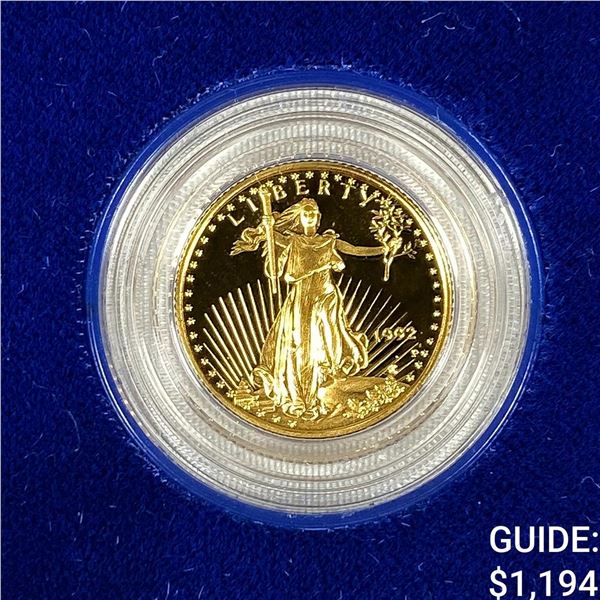1992  $5 Gold American Eagle 1/10oz