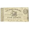Image 1 : 1863 5C State of AL, Montgomery Confederate