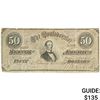 Image 1 : 1864 $50 Confederate State of America 6