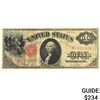 Image 1 : 1917 $1 Red Seal Sawhorse Note 6