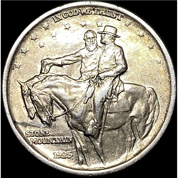 1925 Stone Mountain Half Dollar NEARLY UNCIRCULATED