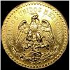 Image 2 : 1946 Mexico 1.2057oz Gold 50 Pesos UNCIRCULATED