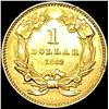 Image 2 : 1862 Gold $1 Indian Princess Type 3 HIGH GRADE