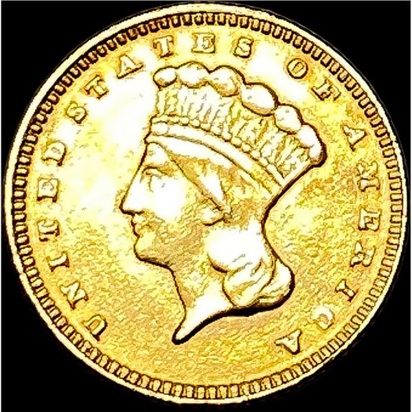 1874 Gold $1 Indian Head Type 3 HIGH GRADE