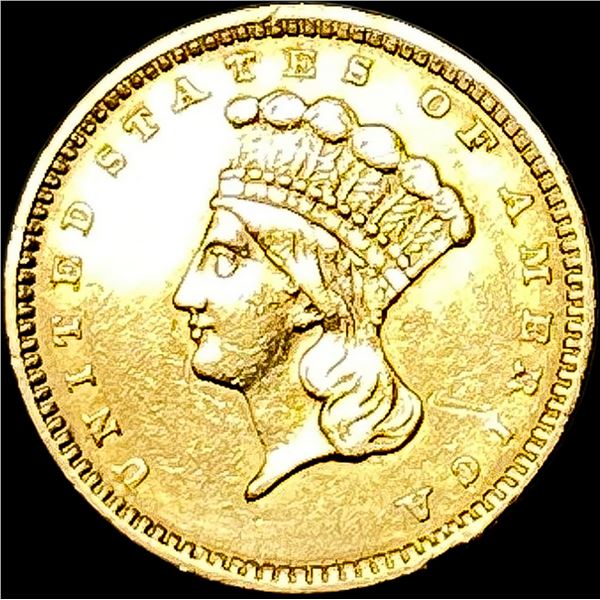 1857 Gold $1 Indian Head Type 3 HIGH GRADE