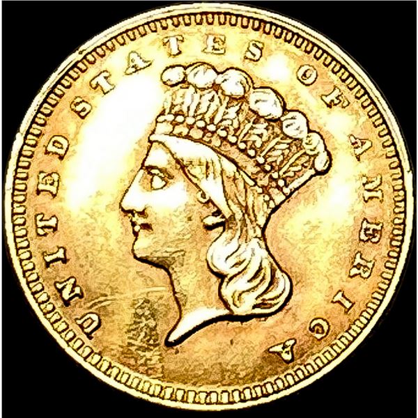 1862 Gold $1 Indian Princess Head HIGH GRADE