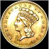 Image 1 : 1862 Gold $1 Indian Princess Type 3 HIGH GRADE