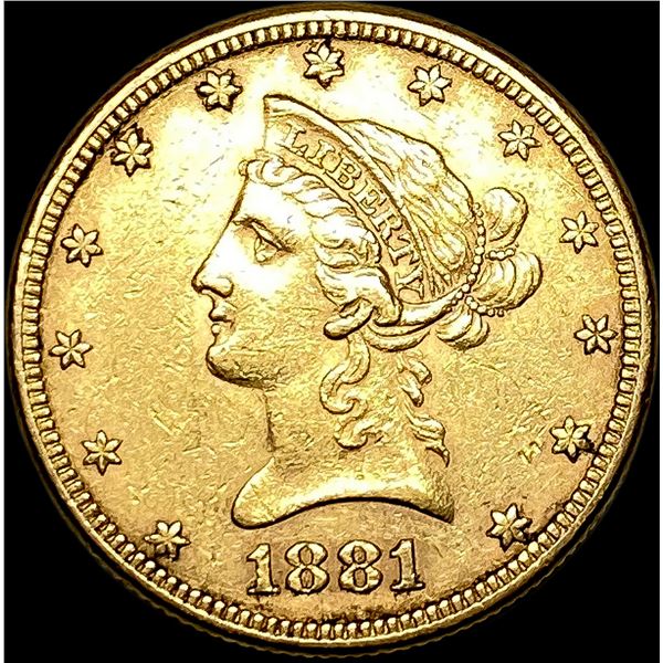 1881 Liberty Head $10 Eagle UNCIRCULATED
