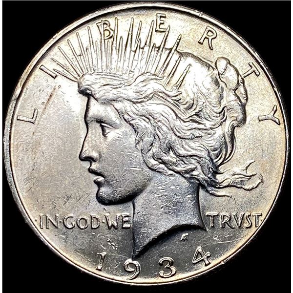 1934-D Silver Peace Dollar CLOSELY UNCIRCULATED
