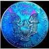 Image 2 : 2014 Toned 1oz Silver American Eagle $1 SUPERB GEM BU