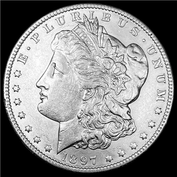 1897 Silver Morgan Dollar CLOSELY UNCIRCULATED