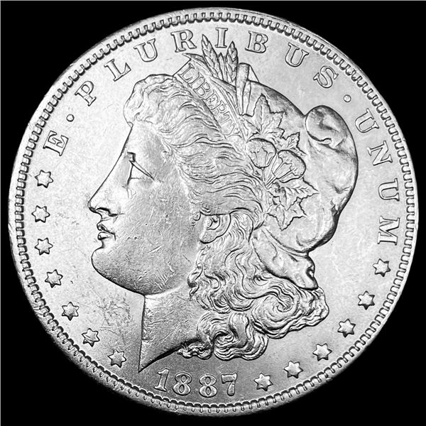 1887 Silver Morgan Dollar CLOSELY UNCIRCULATED