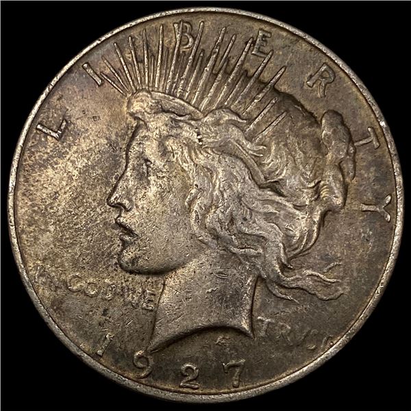 1927-D Peace Silver Dollar NEARLY UNCIRCULATED