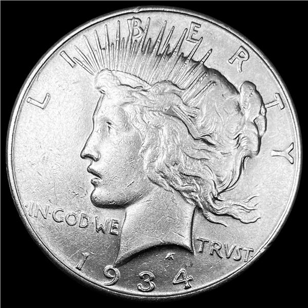 1934-D Silver Peace Dollar CLOSELY UNCIRCULATED