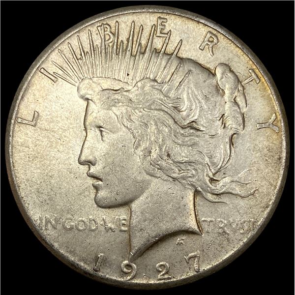 1927 Peace Silver Dollar NEARLY UNCIRCULATED