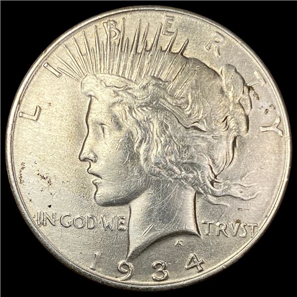 1934-D Silver Peace Dollar CLOSELY UNCIRCULATED