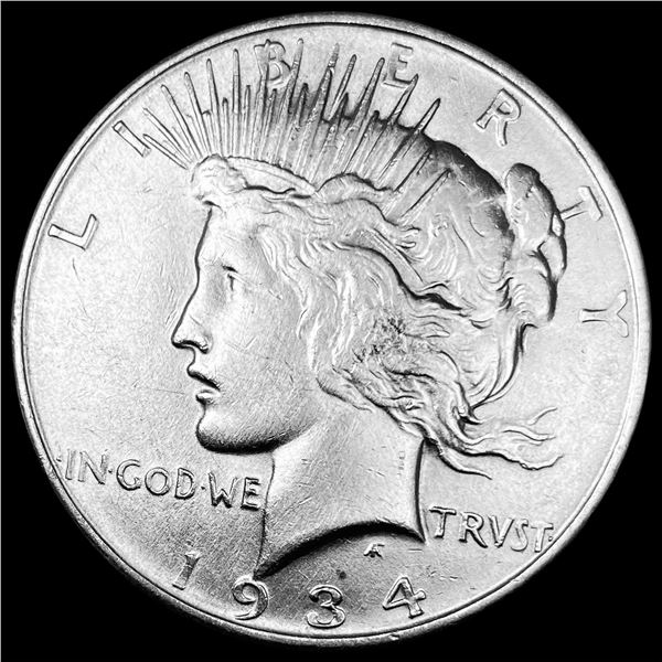 1934-D Silver Peace Dollar CLOSELY UNCIRCULATED