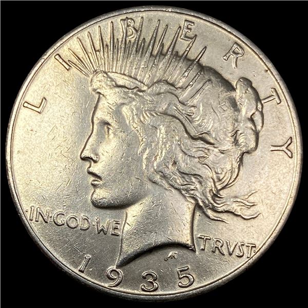 1935-S Silver Peace Dollar CLOSELY UNCIRCULATED