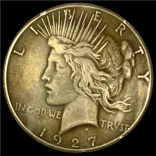 1927 Peace Silver Dollar NEARLY UNCIRCULATED