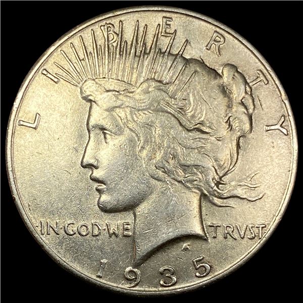 1935-S Silver Peace Dollar CLOSELY UNCIRCULATED