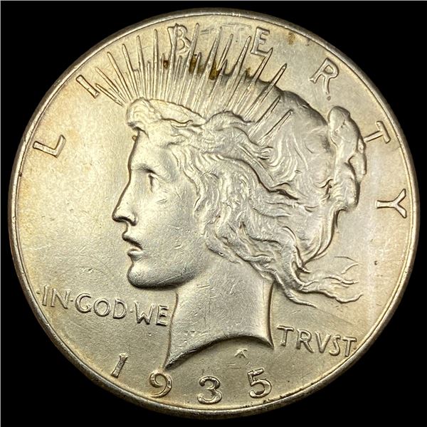 1935 Silver Peace Dollar CHOICE AU